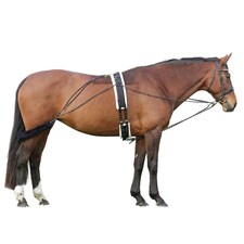 Hy Horse Lunging System - Navy/Grey - One Size