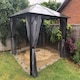 image 1 of Peninsula Gazebo - Polycarbonate - L260 x W360 x H260 cm - Grey