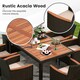 image 5 of COSTWAY 7 Pieces Patio Wicker Dining Set