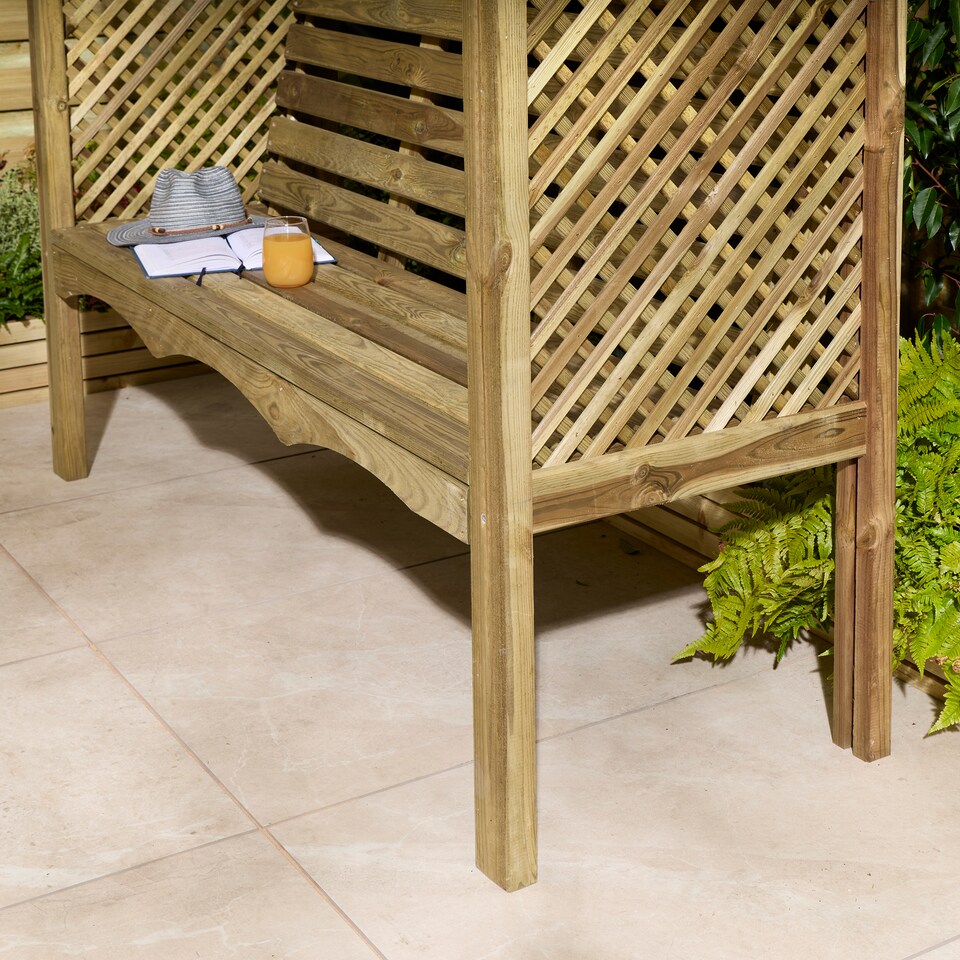 image 1 of Rowlinson Marrakesh 3 Seat Arbour