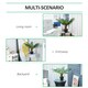 image 5 of Outsunny 60cm/2FT Artificial Palm Tree Fake Plant in Pot Indoor Décor