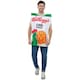 image 1 of Kelloggs Unisex Adult Corn Flakes Cereal Box Costume - White/Green/Red/Yellow - One Size One Size