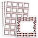 image 1 of Casino Design 40mm Square Sticker sheet of 24