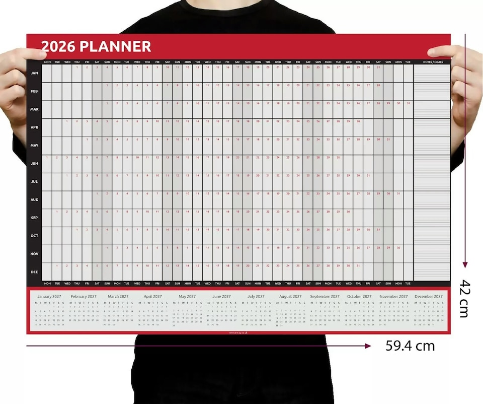 image 1 of A2 2026 Wall Planner