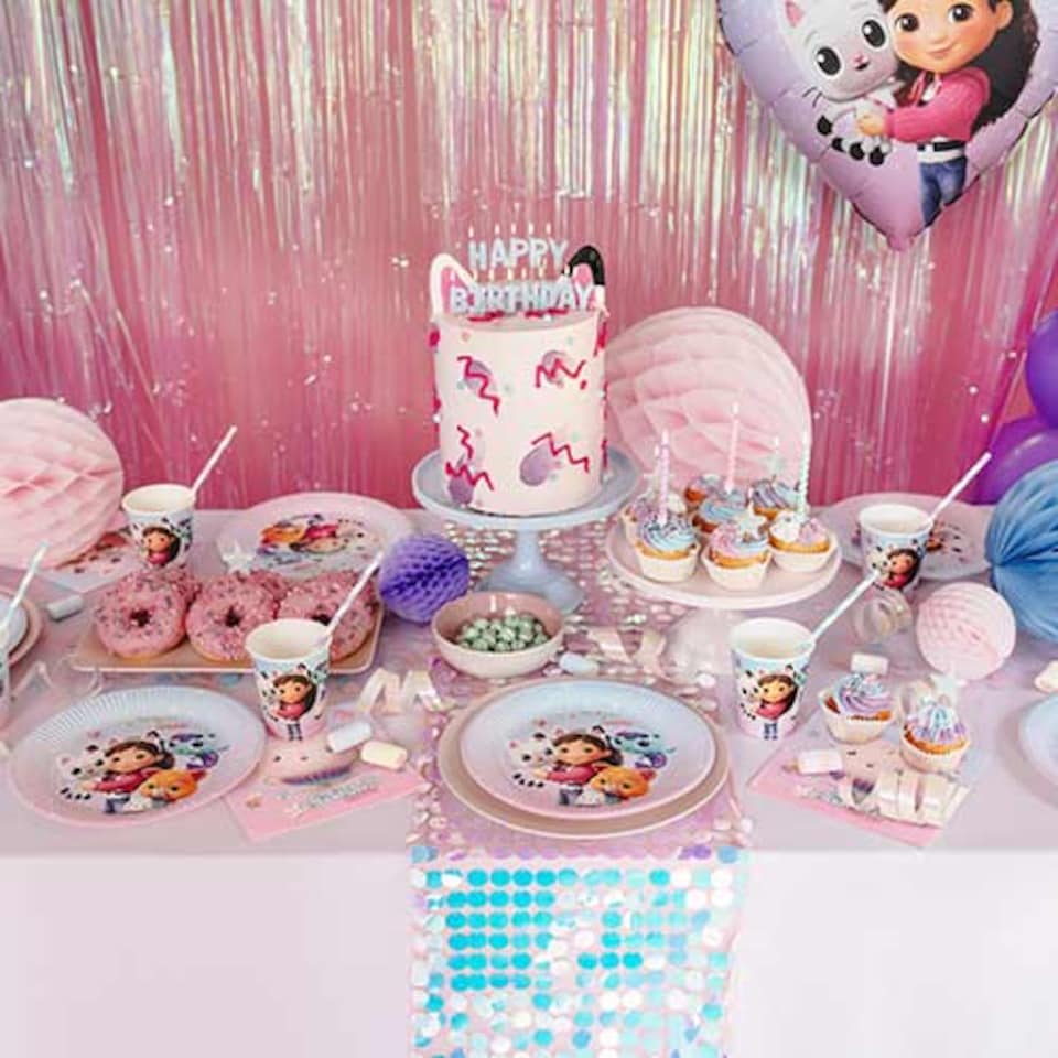 image 1 of Gabby's Dollhouse Round Paper Plates 23cm - Pack of 6