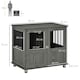 image 7 of PawHut Dog Crate Kennel Cage for Small Medium Dog, Indoor End Table, Grey