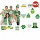 image 1 of Amscan St Patricks Day Photobooth Props (Pack of 13) - Green - One Size | Multi | One Size