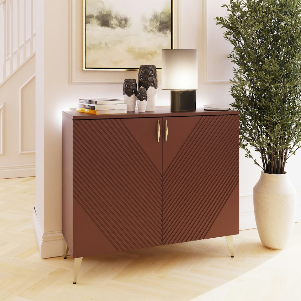 image 1 of Frank Olsen Ava Tall Sideboard Purple | Mulberry