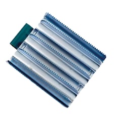 Lincoln Military Metal Curry Comb - Silver - One Size