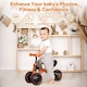 image 6 of AyeKu Baby Toddler Balance Bike Silent Wheels Adjustable Seat, 1-3 Years, Black | Multi