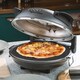 image 2 of Cooks Professional Electric Pizza Oven with Stone Base, Window, Paddles & Baking Sheet | Grey