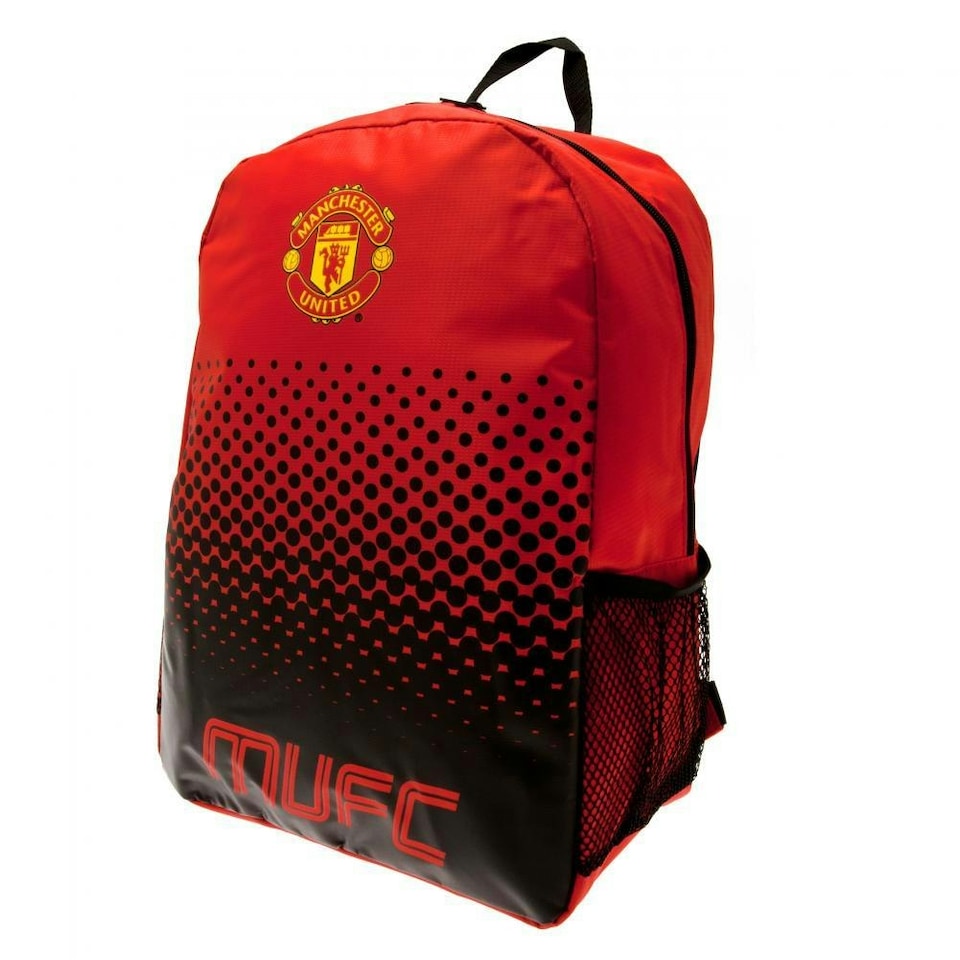 image 1 of Manchester United FC Fade Design Backpack - Red - One Size