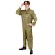 image 2 of Men's Aviator Fighter Pilot Costume – Military Jumpsuit with Patches & Zipper Front N/A | XL