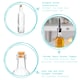 image 2 of Argon Tableware Olive Oil Pourer Bottles with Cork Lids - 500ml - Pack of 2