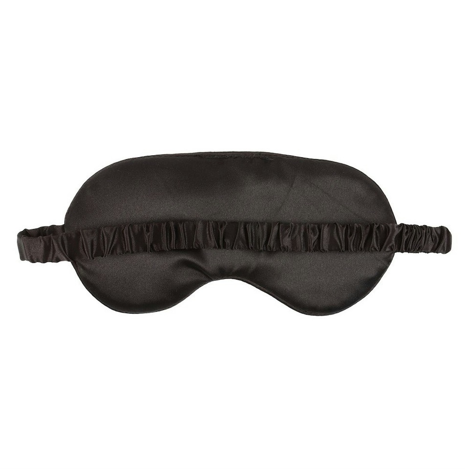 image 1 of Something Different Go Away Gothic Satin Sleep Mask - Black - One Size
