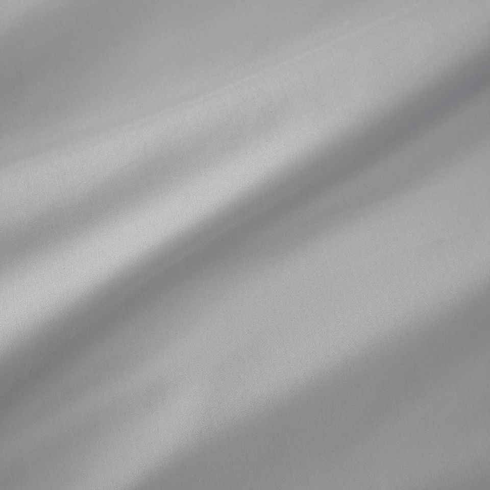 image 1 of Bianca 180 Thread Count Egyptian Cotton Duvet Cover Set | Silver | Silver Grey | Super King