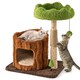 image 1 of COSTWAY Morden Cat Tree Cat Tower w/Scratching Posts