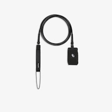 Decathlon Longboard leash 9’ 500 - 7 mm diameter Black