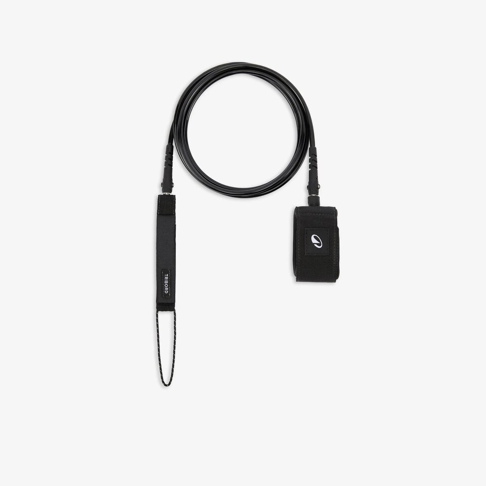 image 1 of Decathlon Longboard leash 9’ 500 - 7 mm diameter Black