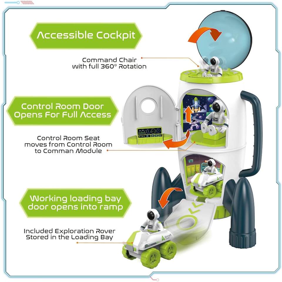 image 1 of Science Kidz Space Rocket Set