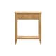 image 2 of Classic Solid Oak Console Table Brown