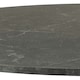 image 4 of Ibiza Round Dining Table with Black Top and Matt Black Base