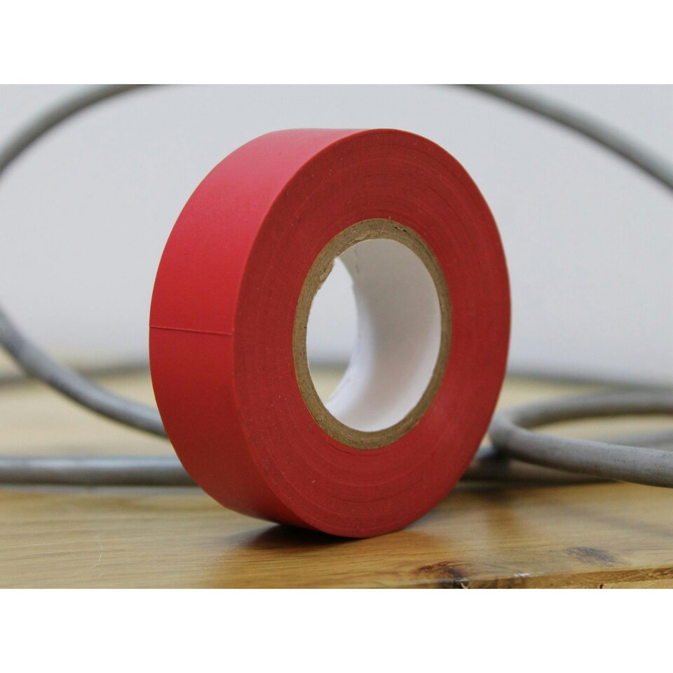 image 1 of Faithfull Pvc Electrical Tape - Multi Colour - Red