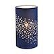 image 1 of Modern Stars Decorated Children/Kids Midnight Blue Cotton Bedside Table Light | Blue