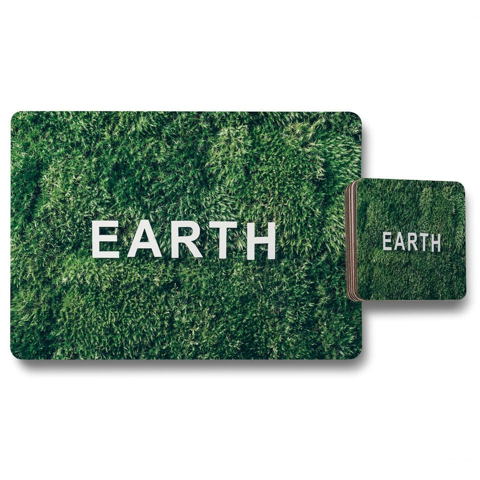 image 1 of Wellness Earth (Placemat & Coaster Set)