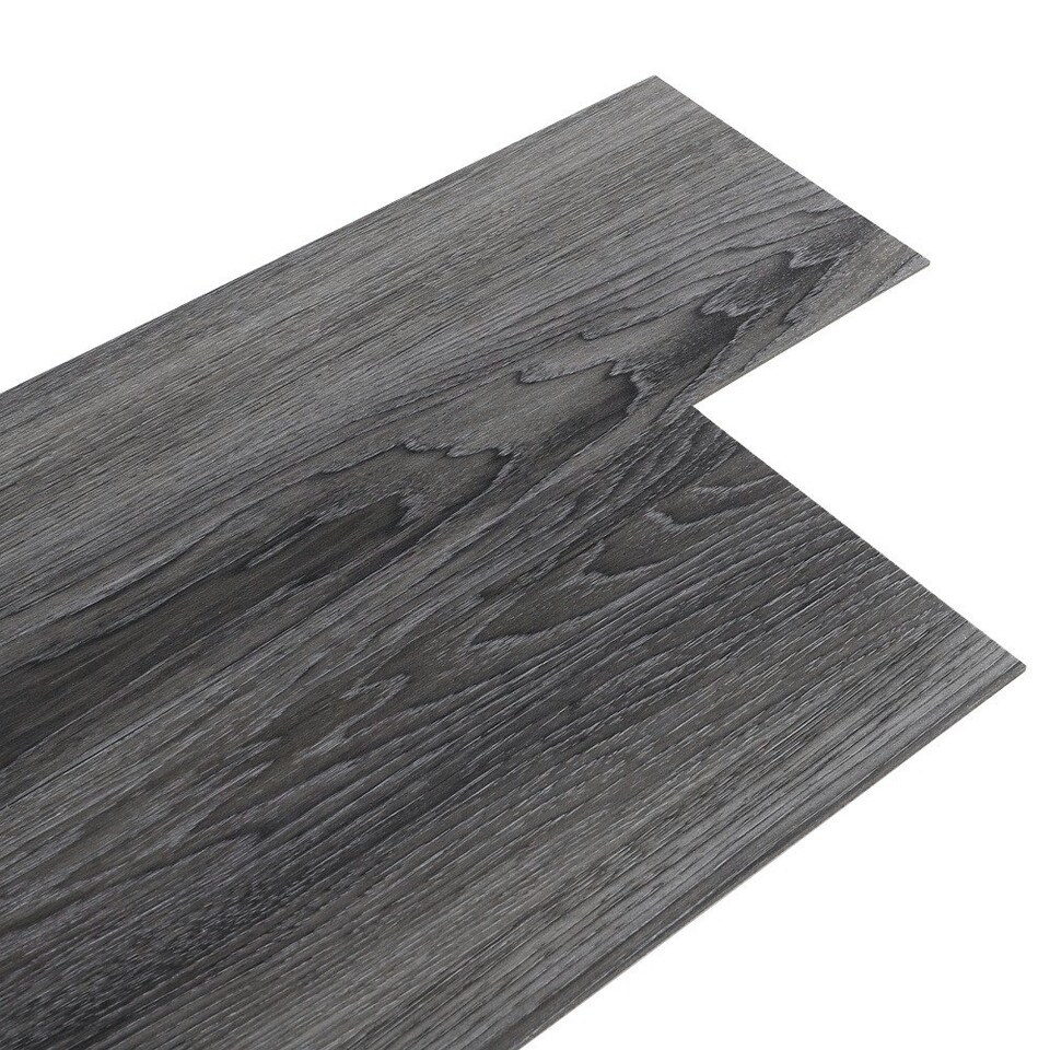 image 1 of Living and Home 21Pcs Rustic Style Wood Plank PVC Flooring - Grey 91.5 L x 15.2 Wcm Grey
