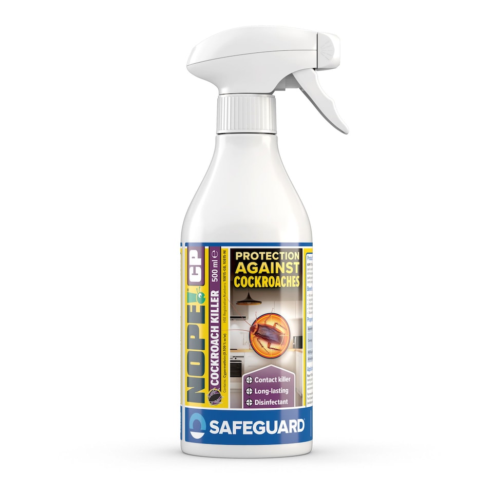 image 1 of NOPE CP Cockroach Killer Spray (500ml) Odourless, Strong, Contact Killer for home use.