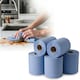 image 1 of 36 Rolls Of Blue Embossed 2ply Highly Absorbent Centrefeed Paper Rolls