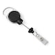 image 1 of Durable Extra Strong Retractable Clip Badge Reels for ID & Keys | Black