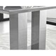 image 3 of Furniturebox Imperia 4 Grey Modern High Gloss Dining Table
