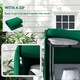 image 6 of Outsunny 3 Seater Garden Swing Cover, Windproof and Anti-UV, Green 