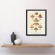 image 2 of Mrs Beeton Household Management Cold Collation Dishes Framed Wall Art Print A3