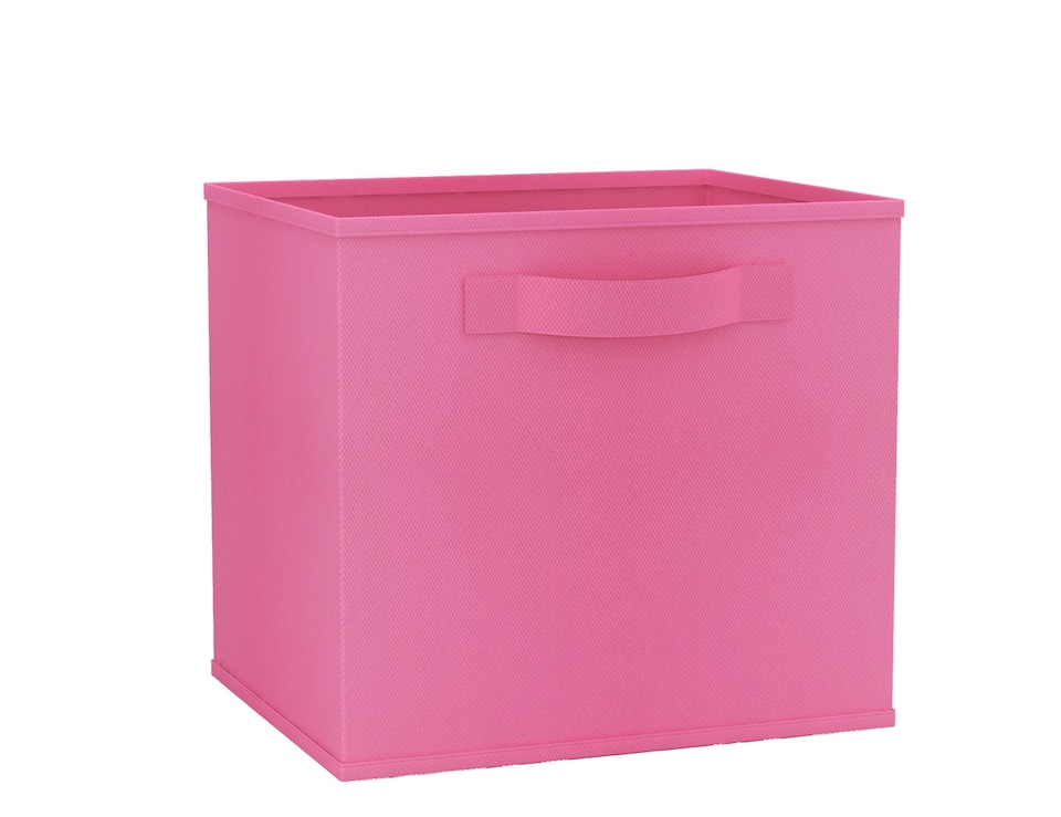 image 1 of Collapsible Non-Woven Storage Box - L | Pink | 1