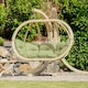 image 2 of Globo Royal Chair - Spruce Wood - Polypropylene - L72 x W118 x H176 cm - Olive