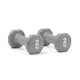 image 1 of Reebok 2kg Dumbbell Pair, Vinyl-Coated Cast Iron, Anti-Roll, Grey | Multi | Grey | 4.2KILOGRAMS