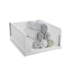 image 1 of Living and Home Foldable Plastic Storage Drawer Basket 27L - Off White