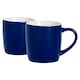 image 1 of Argon Tableware Coloured Coffee Mugs - 350ml - Navy - Pack of 2 | Blue | Navy | 2