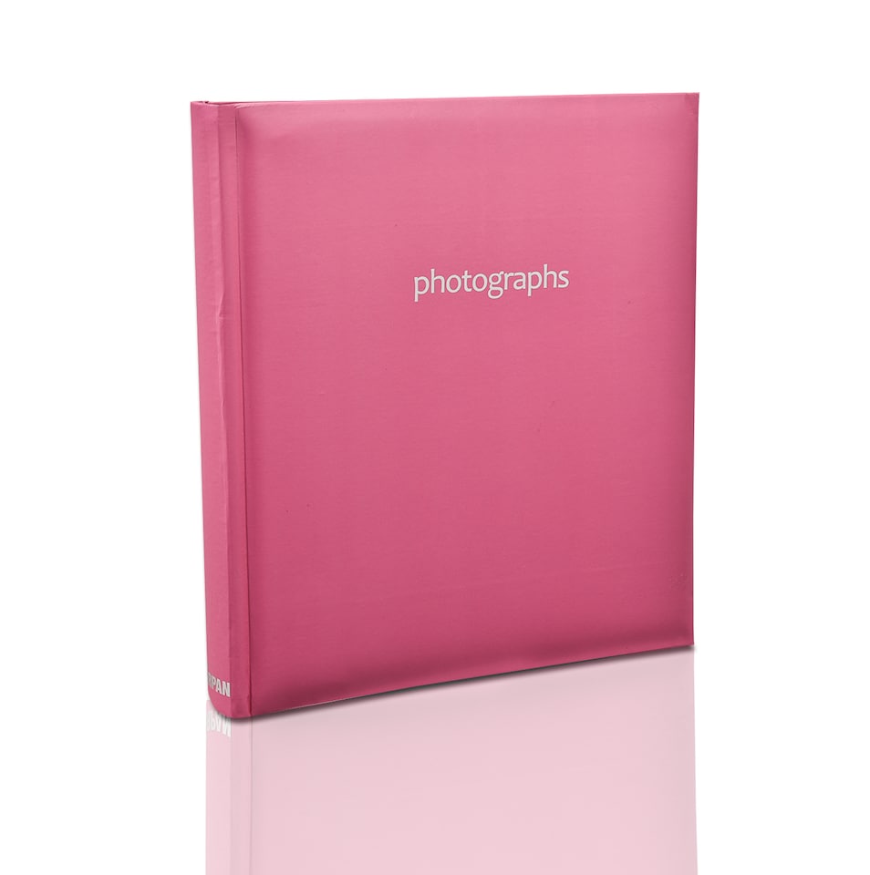 image 1 of 5"x7" Slip In Memo Bookbound Photo Album for 120 Photos – Hardcover Picture Album with Writing Space