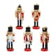 image 1 of The Christmas Workshop 5PK Wooden Nutcrackers