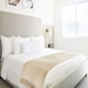 image 2 of Camilla Collection Chenille Throw in Natural (50" x 60")