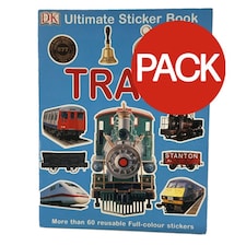 Ultimate Train Sticker Book (Pack of 60) - Multicoloured - One Size
