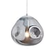 image 1 of BHS Wilder Ceiling Pendant with Smoked Glass Shade, Chrome