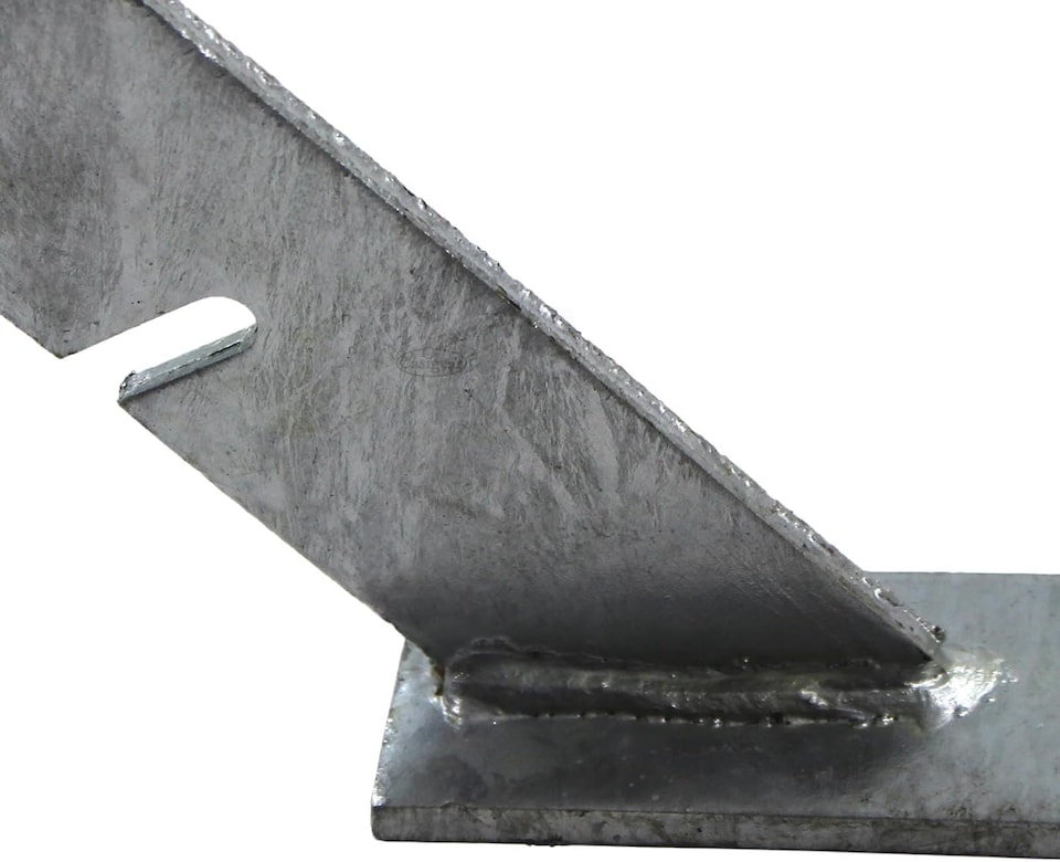 image 1 of Actiaspet Heavy Duty Galvanized Razor Wire Bracket, 45-Degree Mount, 5-Pack