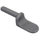 image 6 of Tailgate Straight Hinge 150 x 30mm + 12.5mm Weld on Gudgeon Pin Self Colour 8pk Grey