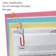 image 3 of Pack of 100 Assorted Coloured 33mm Paper Clips