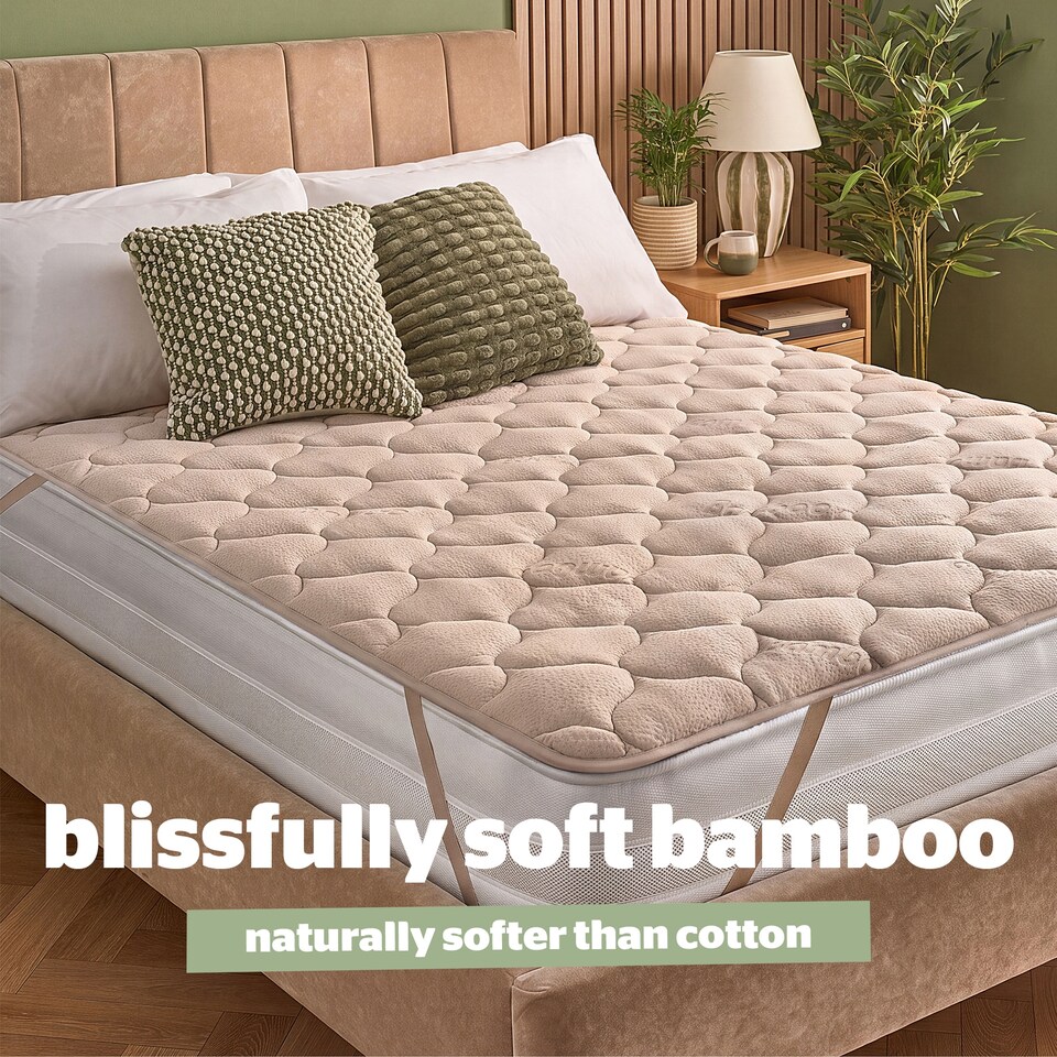 image 1 of Silentnight Bamboo Mattress Protector